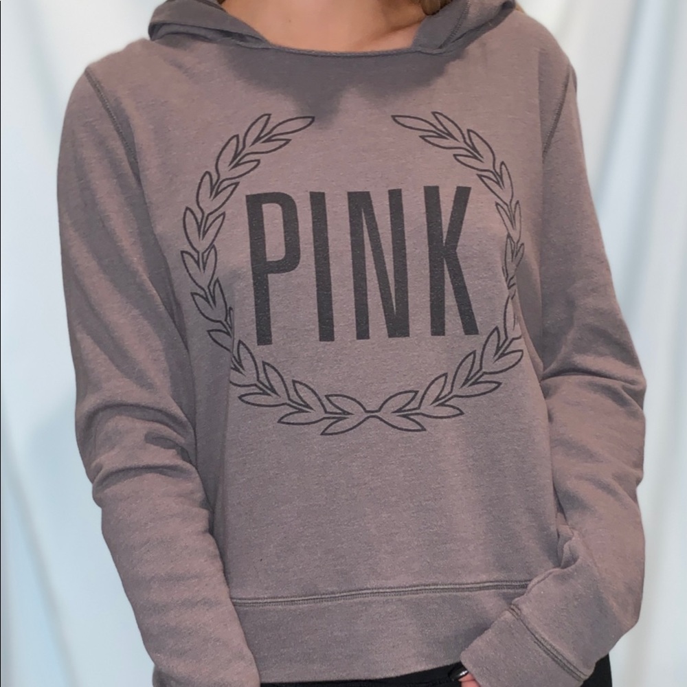 VS PINK Gray Yoga Hoodie